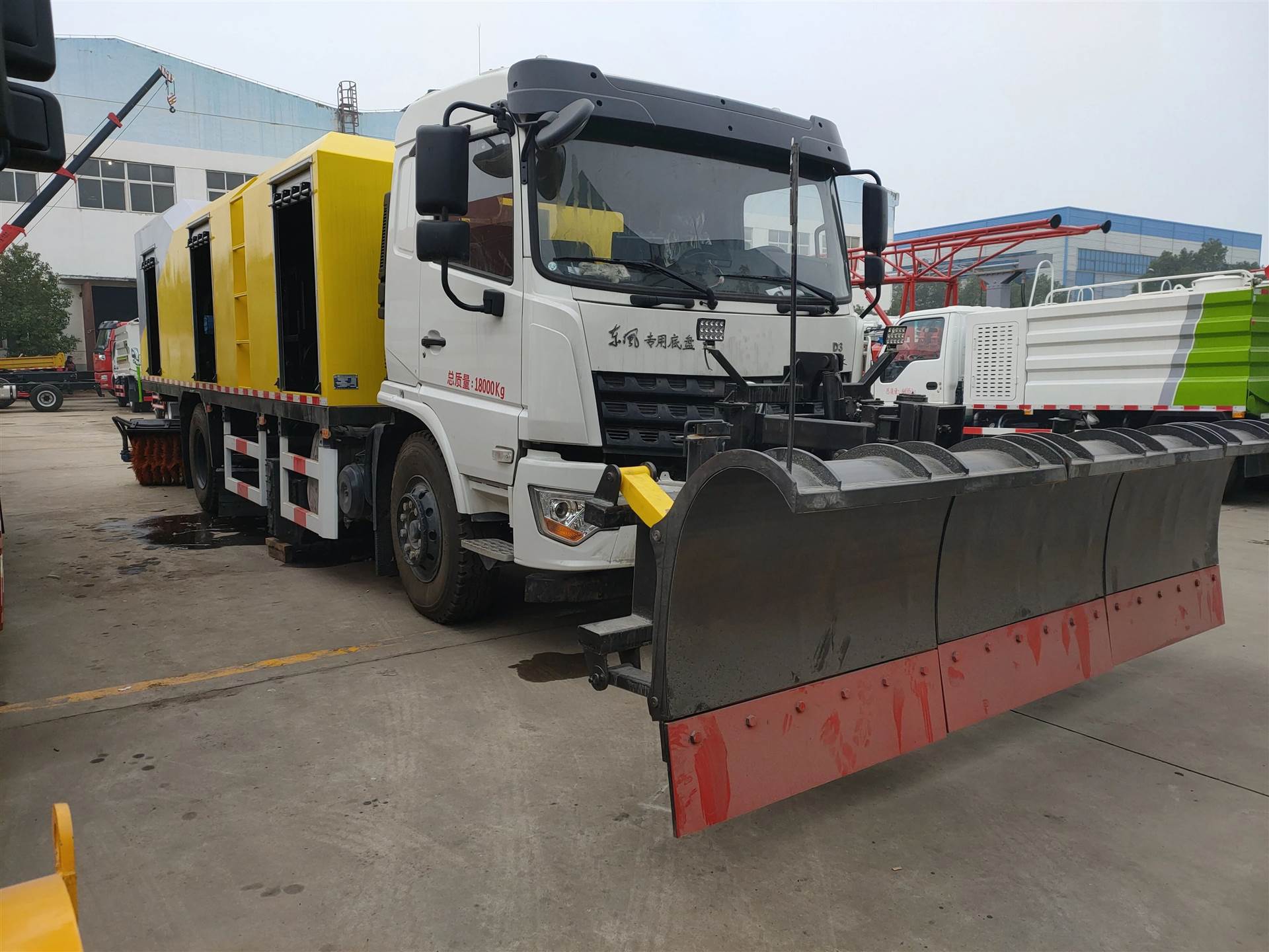 各种型号除雪铲配东风底盘 除雪车现货供应