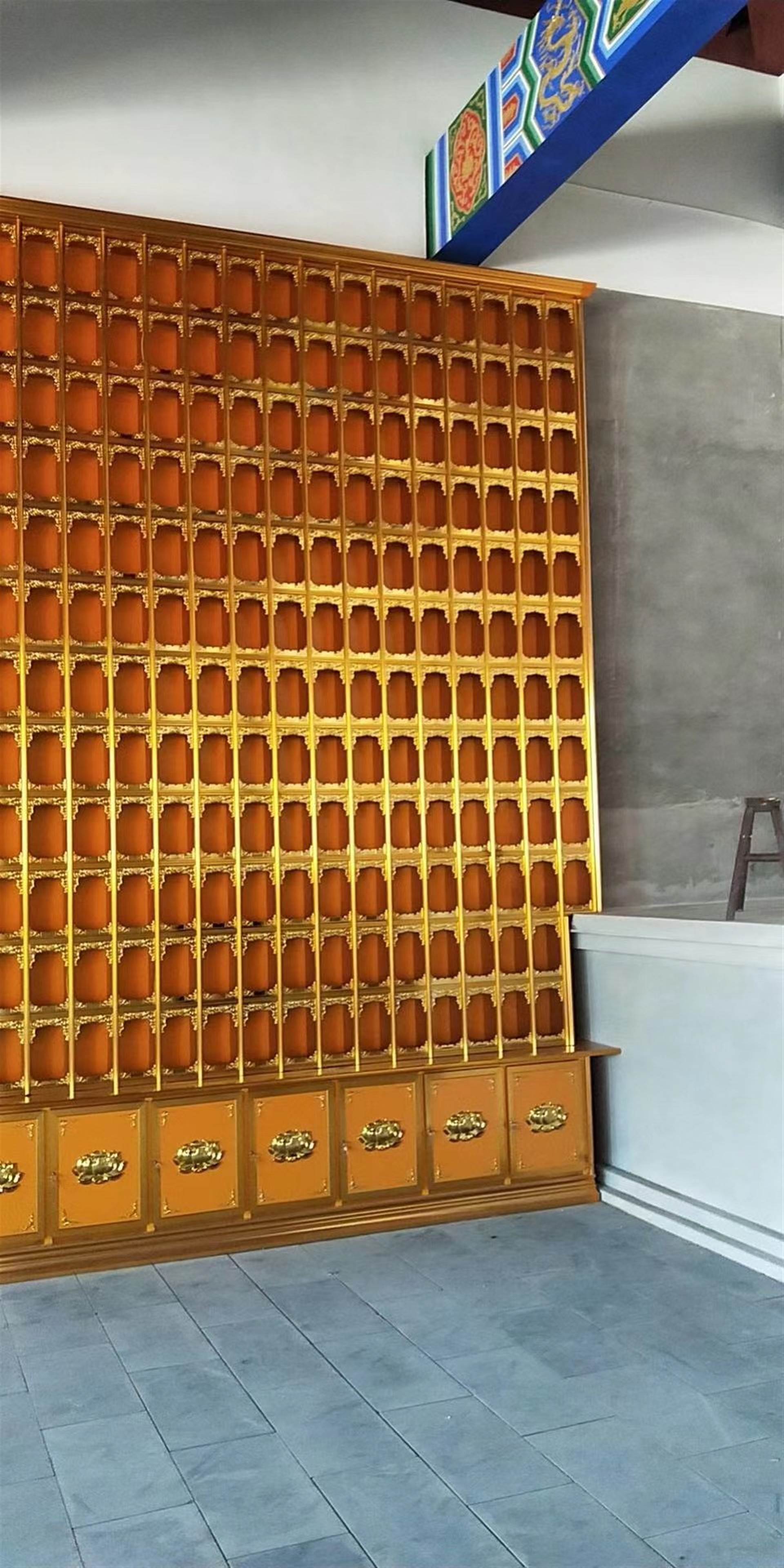 寺院寺庙佛学院大藏经柜藏经楼经书柜