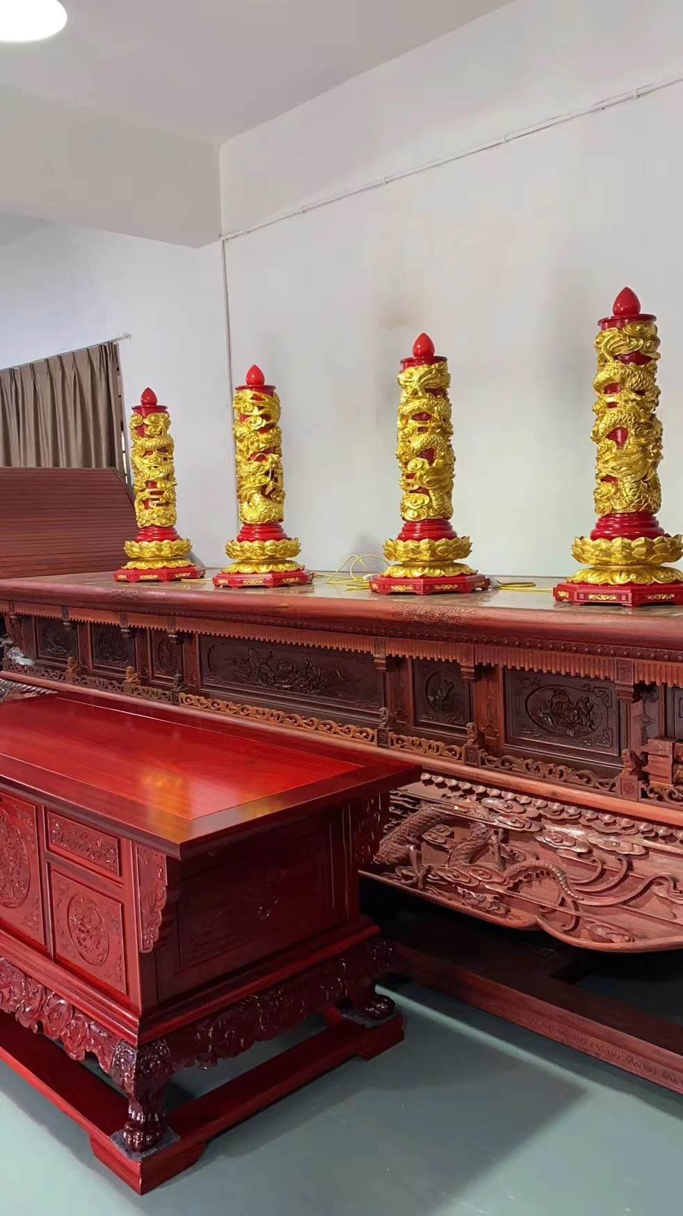 寺院大殿元宝桌供桌佛台