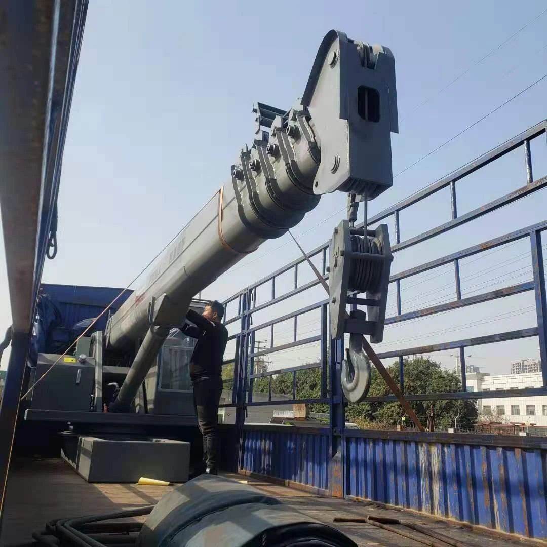 厂家供应液压船吊克令吊小型码头船用直臂吊8吨伸缩臂船吊