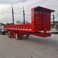 10.5米后翻自卸半挂车 轻量化半挂后翻自卸车 可分期按揭