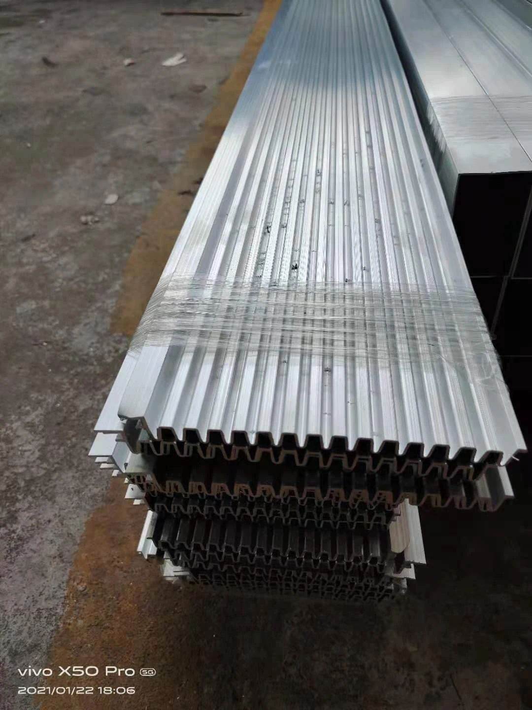 门头广告牌竖纹波浪铝板定制