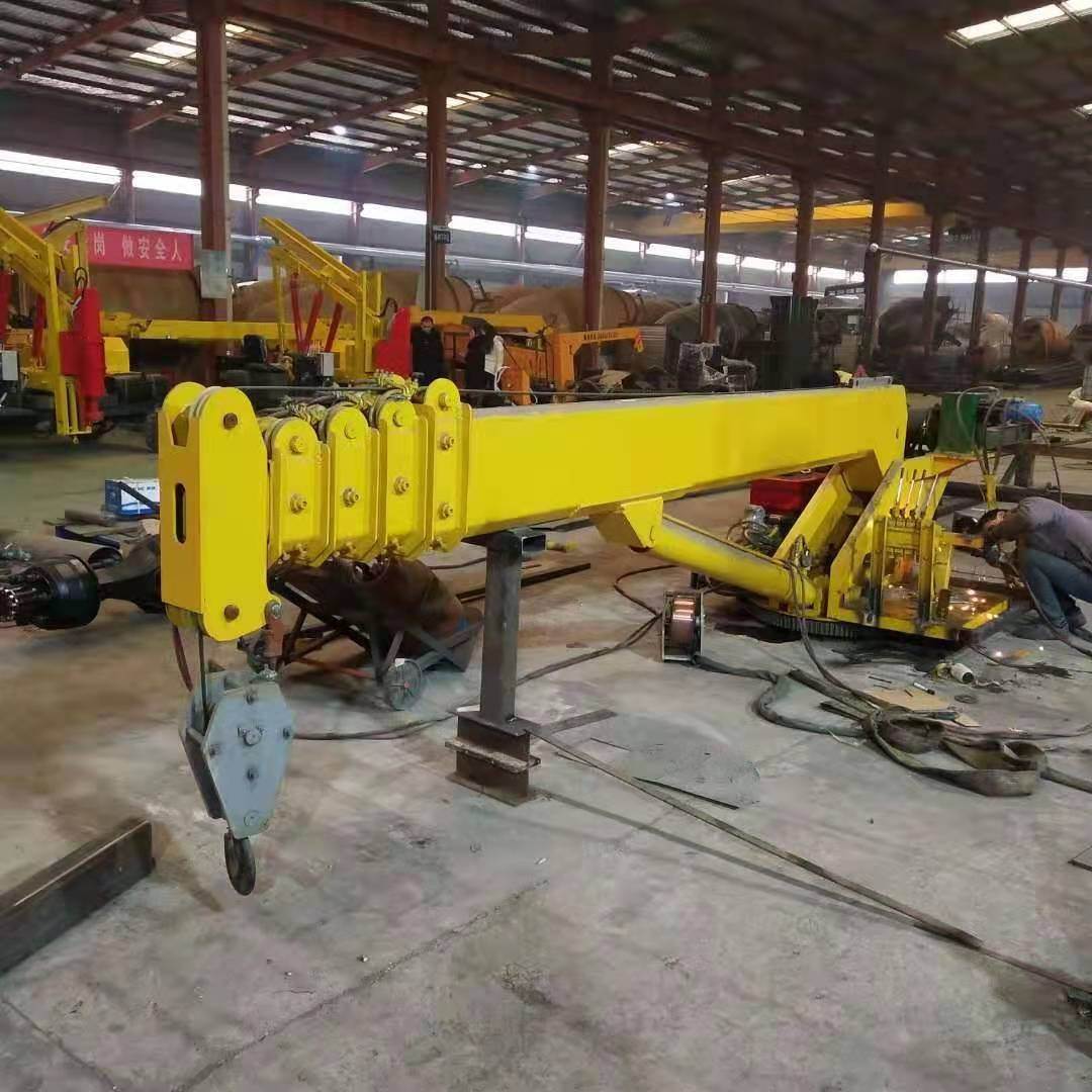 3吨小吊机渔船起重机厂家支持定制