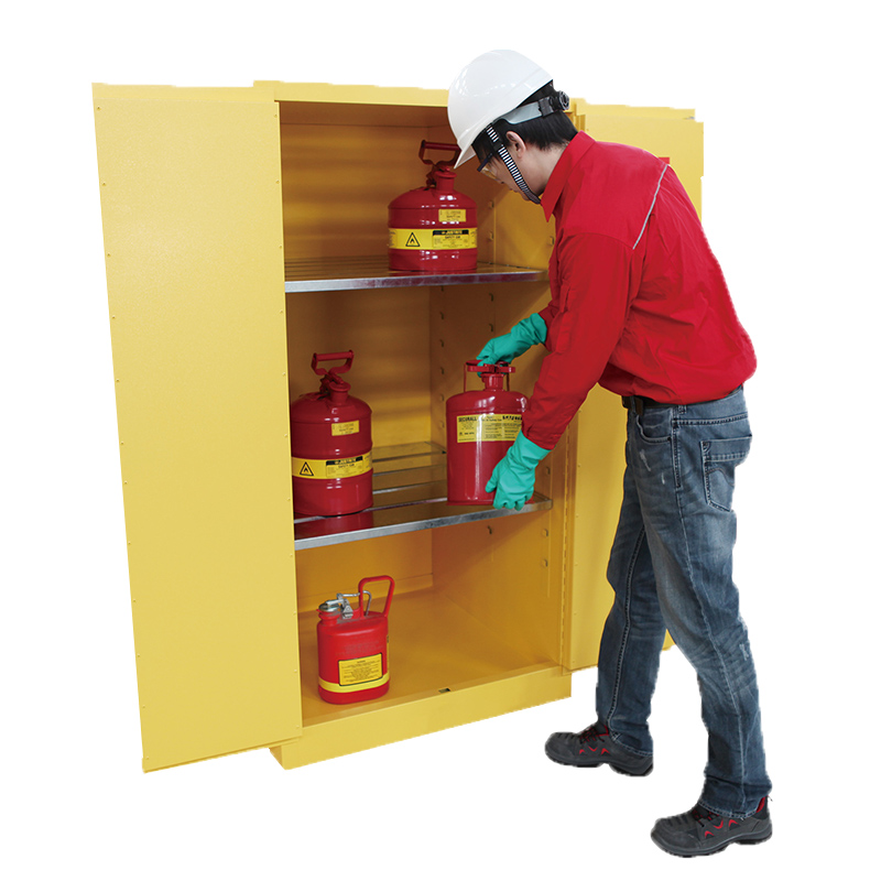 西斯贝尔 易燃液体安全储存柜, 60Gal/227L/黄色/手动 WA810600