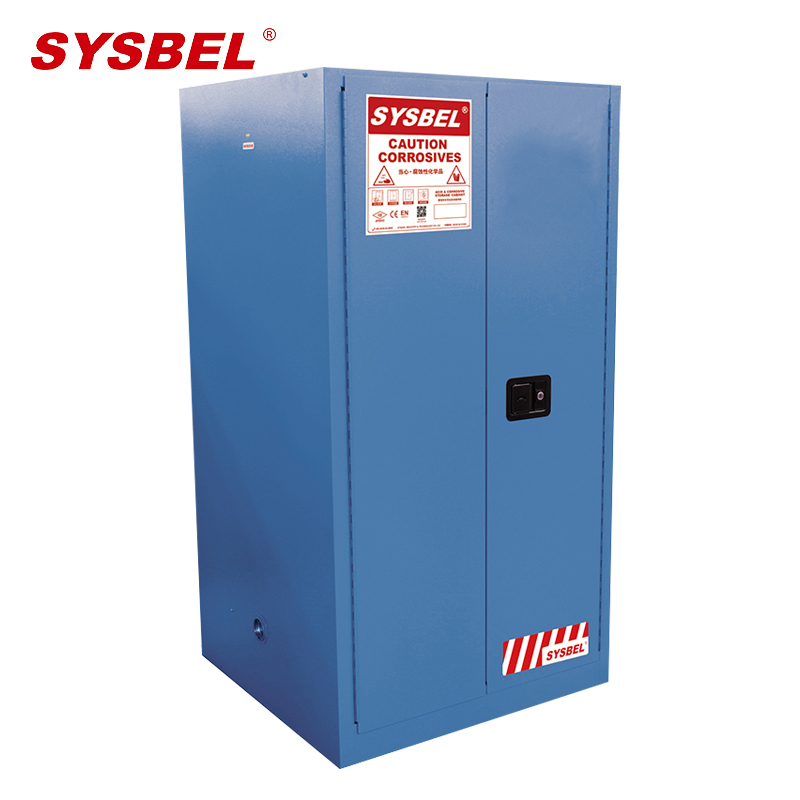 西斯贝尔 弱腐蚀性液体安全储存柜,60Gal/227L/蓝色/手动 WA810600B