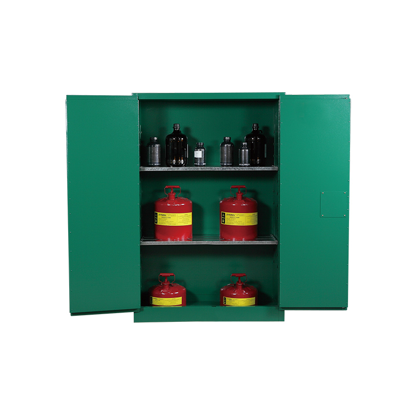 西斯贝尔 杀虫剂安全储存柜, 45Gal/170L/绿色/手动 WA810450G