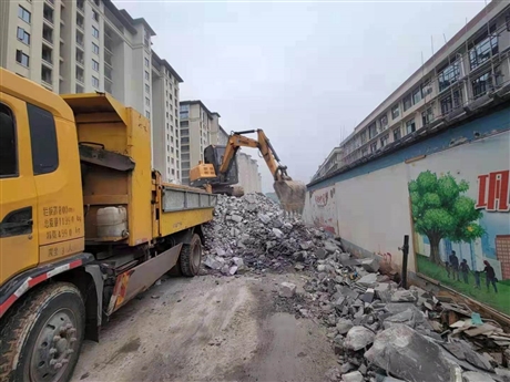 义乌清运商场拆砸垃圾  义乌处理地面拆砸垃圾  混泥土拆砸垃圾