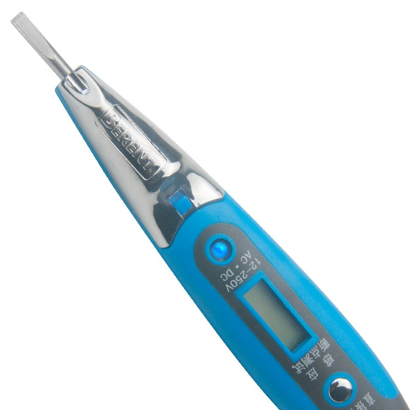 百锐工具 多功能数显测电笔 3.5*140mm 12-220v BT9001