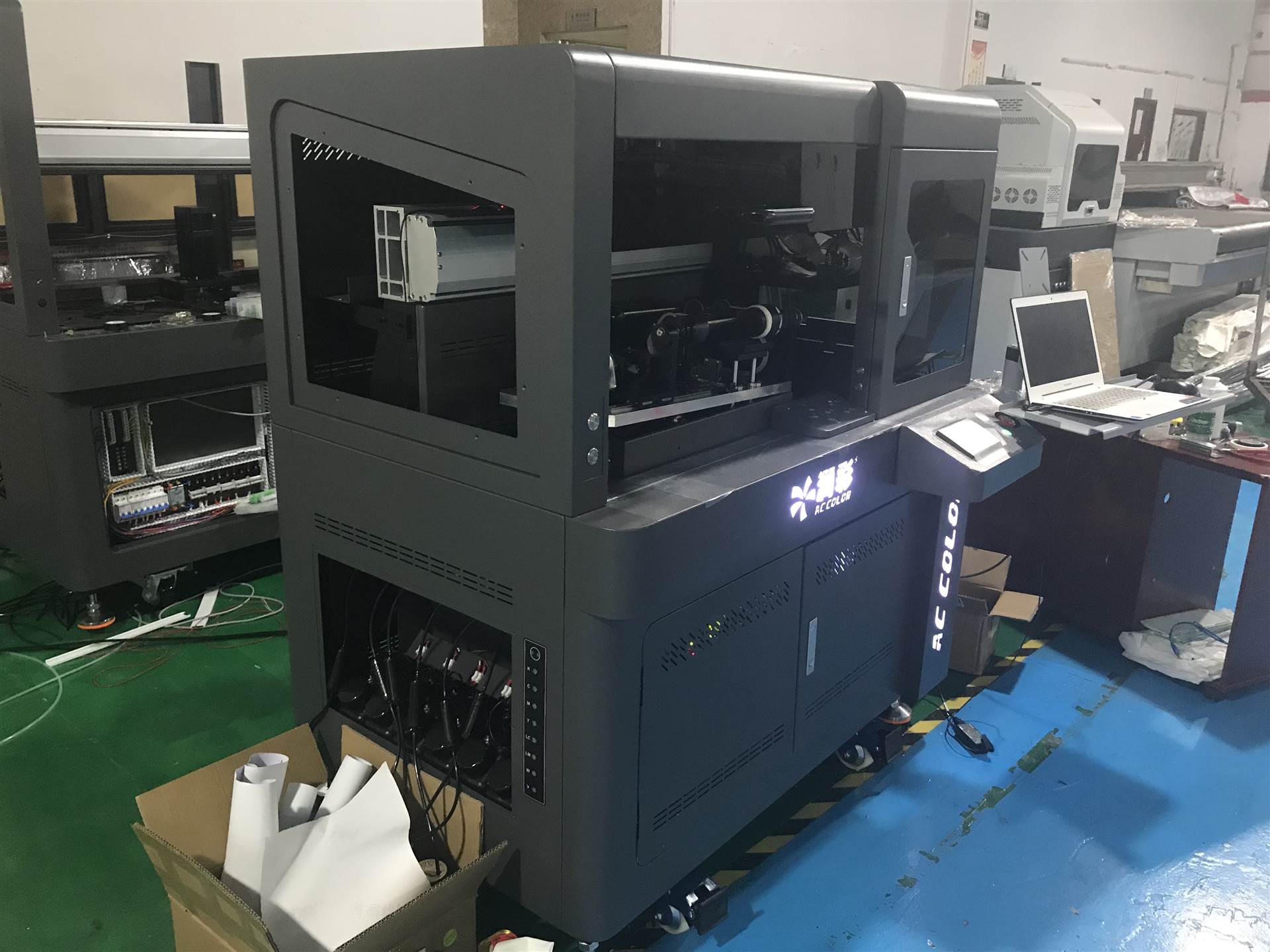 润彩全新高速圆柱5d打印机 礼品电商个性定制uv彩印机