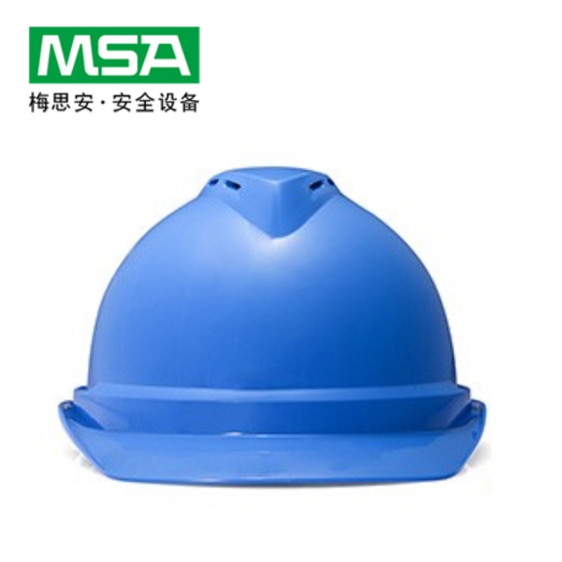 梅思安 豪华型PE安全帽（蓝色超爱戴） 10172516