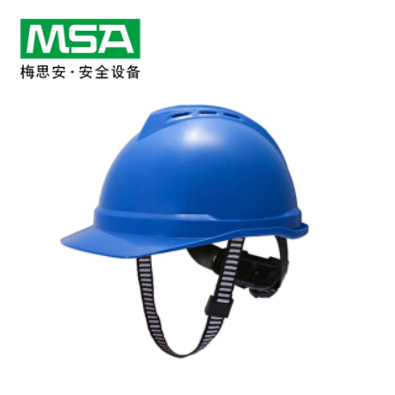 梅思安 豪华型PE安全帽（蓝色超爱戴） 10172516