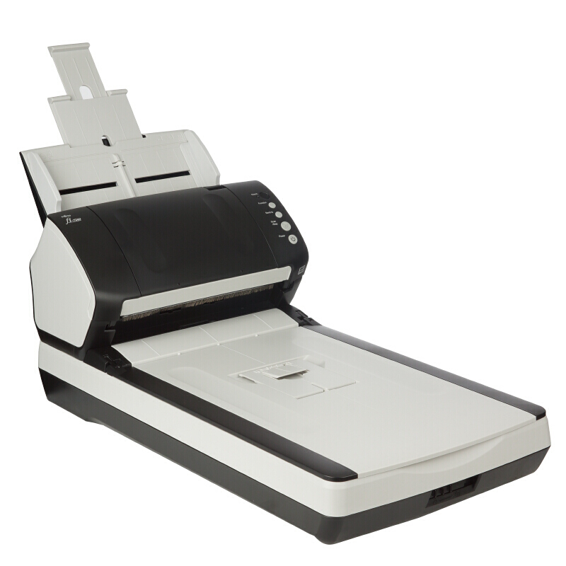 富士通 扫描仪A4高速双面自动进纸带平板 Fi-7230