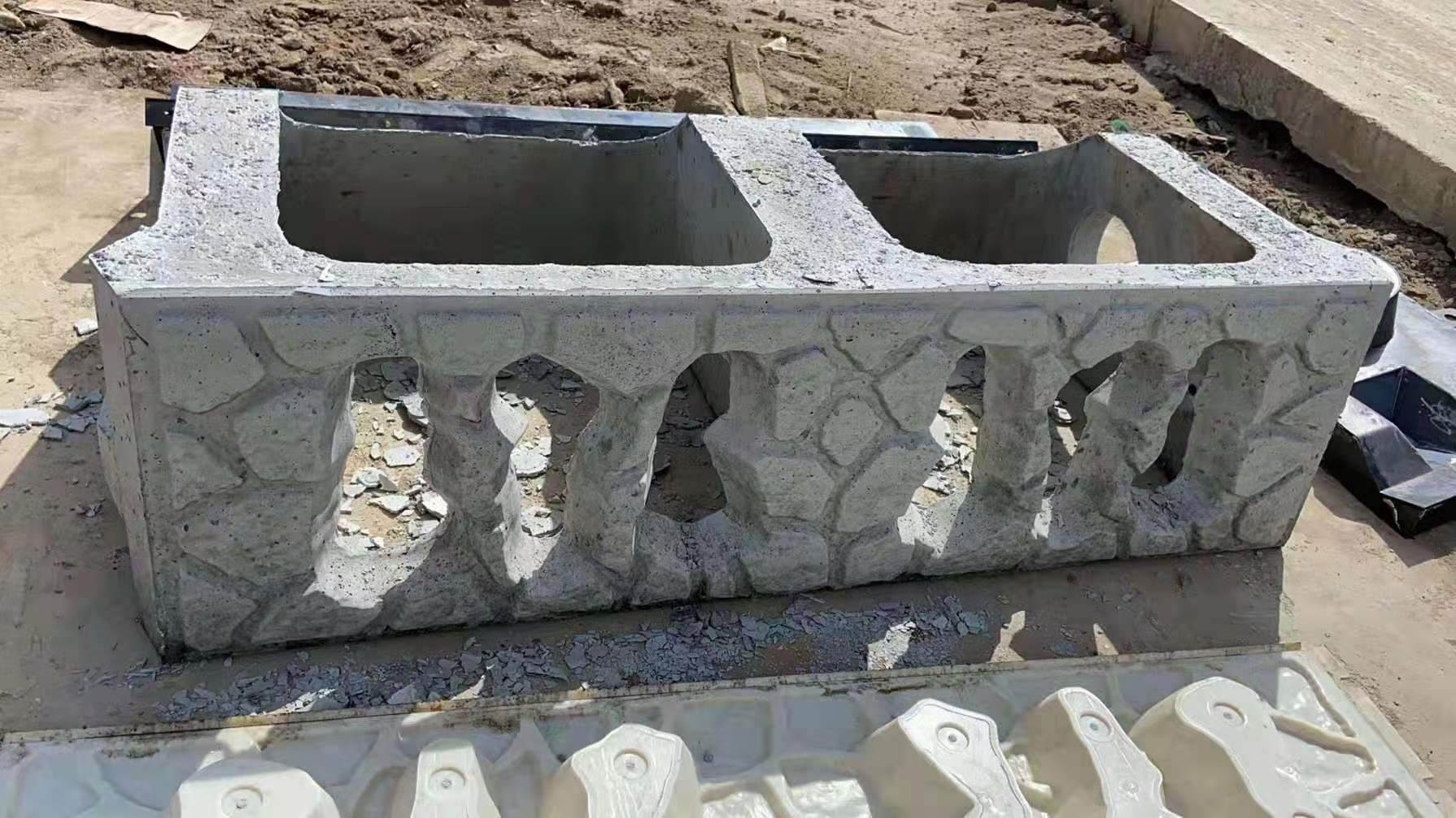 始兴预制混凝土护坡框 平铺式生态框  河堤水泥挡土框