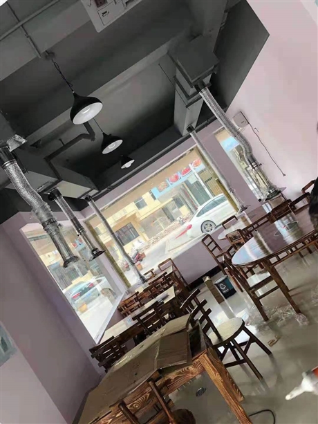 诸暨排烟管排烟罩安装定做 诸暨饭店油烟机安装价钱