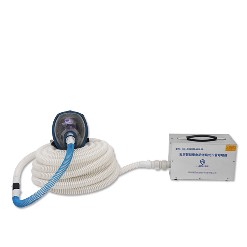 海固 彩屏单人全面罩电动送风式长管呼吸器 20AH6.0A