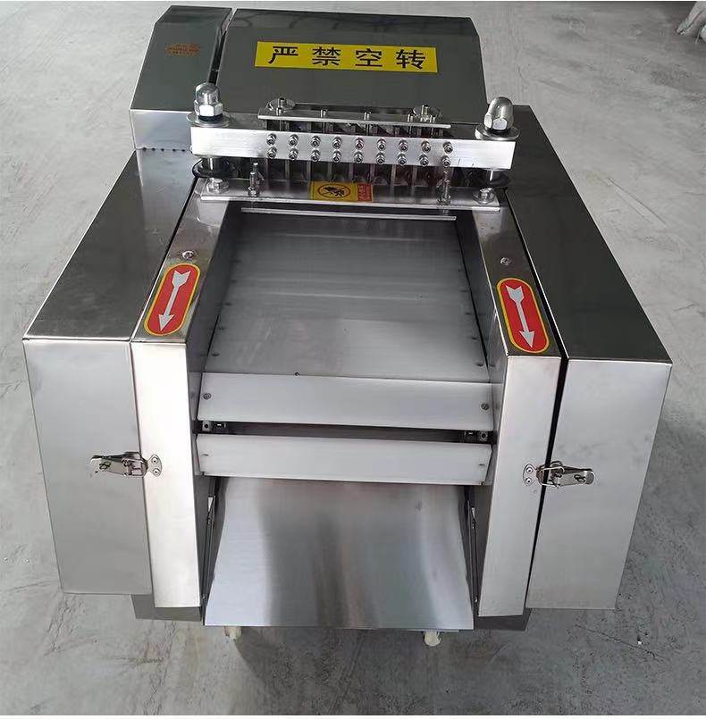 全自动切冻肉切块机 鸡腿切块机 新型剁功能切鲜鸡块机厂家