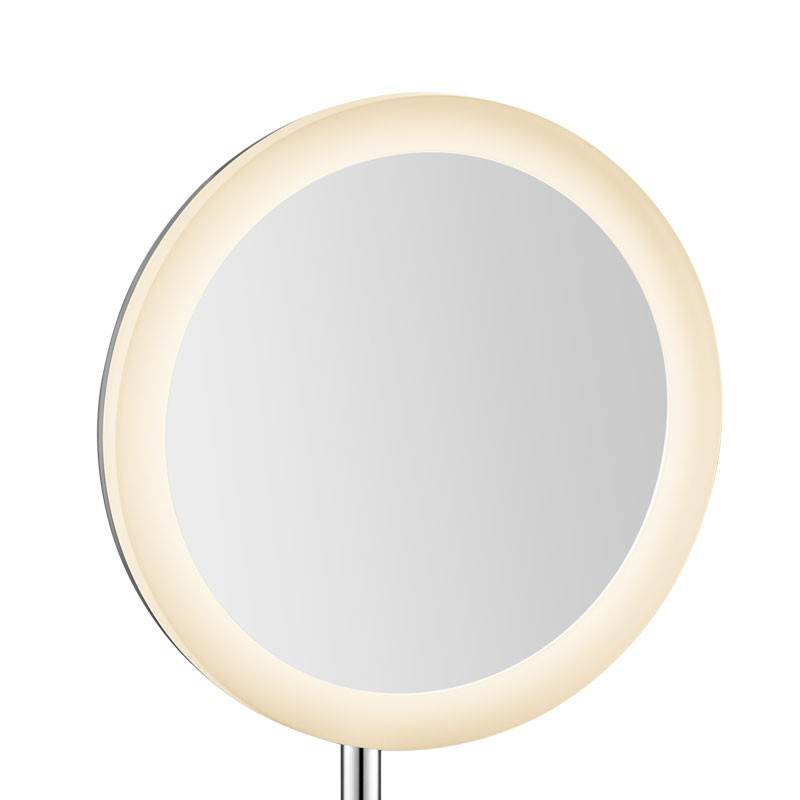 摩恩 卫浴镜 ACC9911 台式LED化妆镜，圆形，单面，3X放大，4500/6000K切换