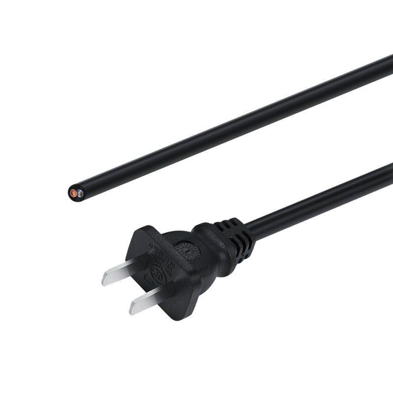包尔星克 10A国标认证带插头电源线 黑色两芯电源线5米 MPND0050