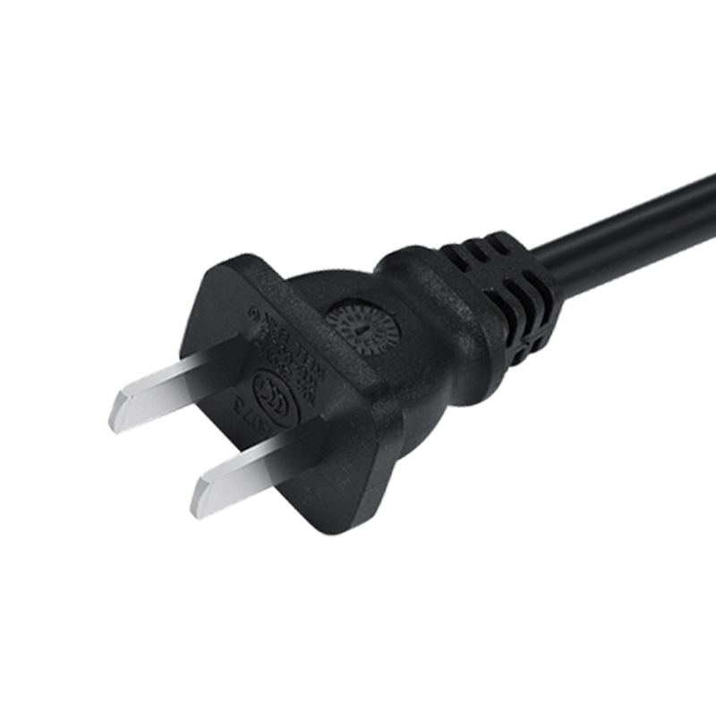 包尔星克 10A国标认证带插头电源线 黑色两芯电源线5米 MPND0050