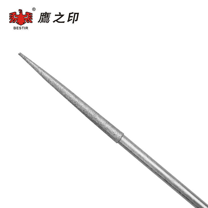 鹰之印 φ3*140mm (合金尖头圆)整形锉刀 BST-07053