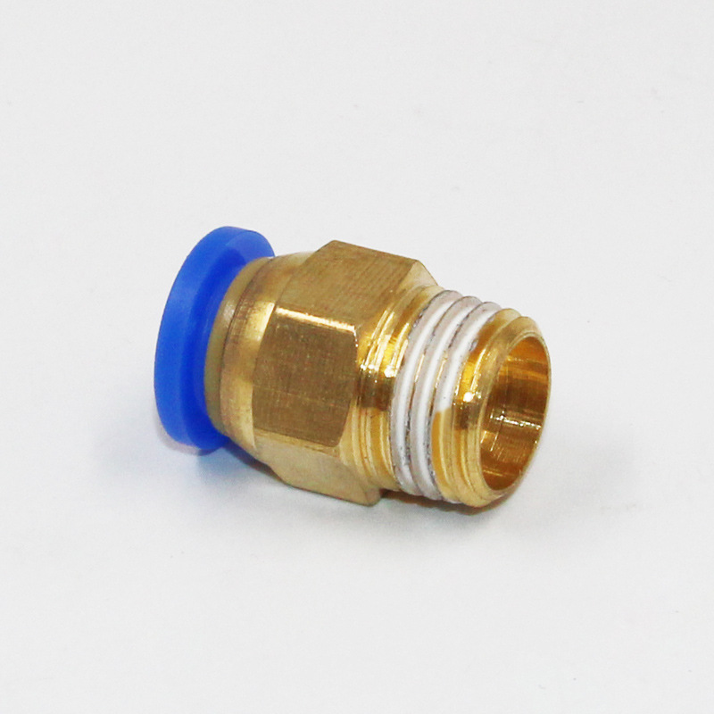 欧雷凯 PC6螺纹直通接头气动接头 耐温0-60（℃）耐压0-1MPa PC6-03