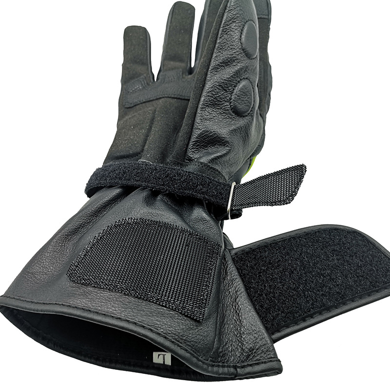 MOTRAVEL 警用手套 70%进口头层牛皮+25%超纤+5%碳纤维 里料100%抓绒布 适合春，秋，冬季 黑色 M~XXL MG008