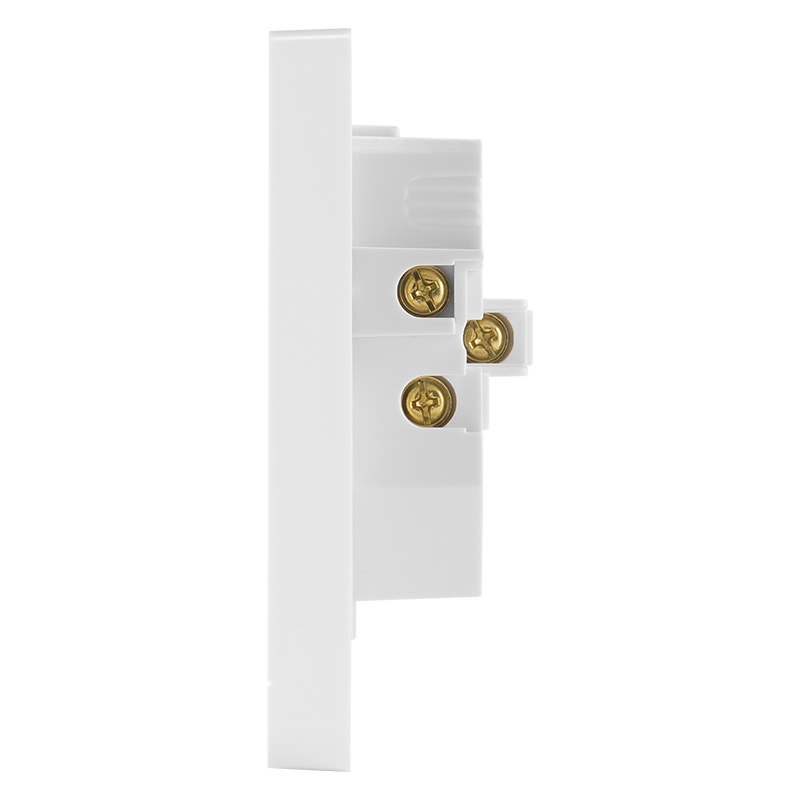 罗邦 插座 V1（钢架）-白色 五孔插座