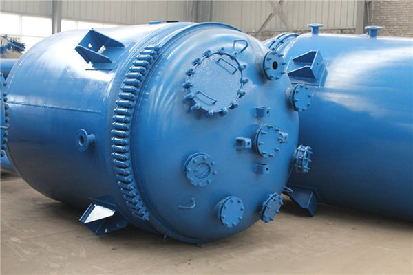 二手蒸汽加热反应釜外盘管反应釜二手搪瓷卧式反应釜长期供应