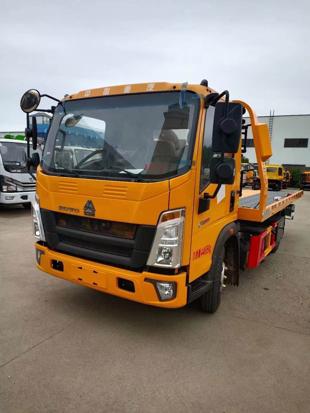 国六清障车蓝牌重汽豪沃