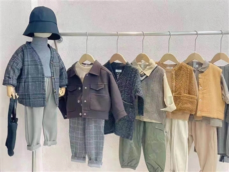 儿童棉衣套装 品牌折扣童装进货渠道 时尚韩版童装库存