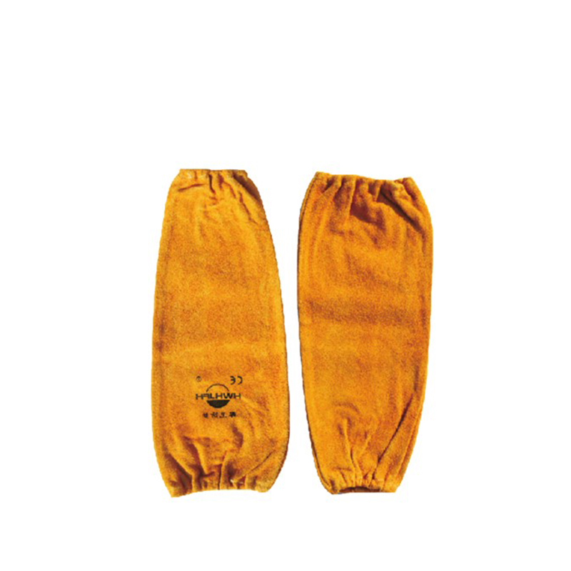 焊卫 金黄色全皮手袖 L40cm/XL48cm HW-7048