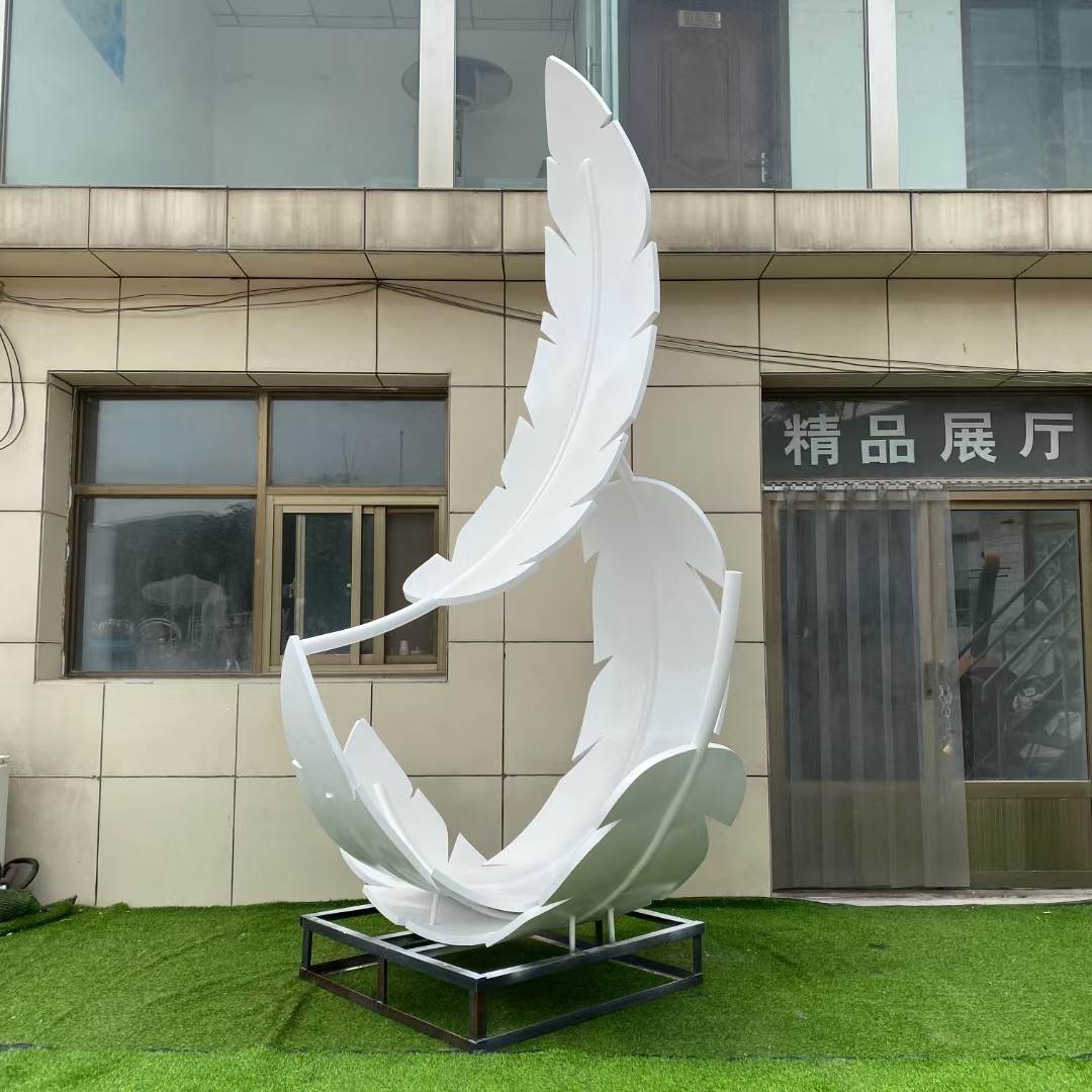 不锈钢雕塑羽毛雕塑天林雕塑质量好