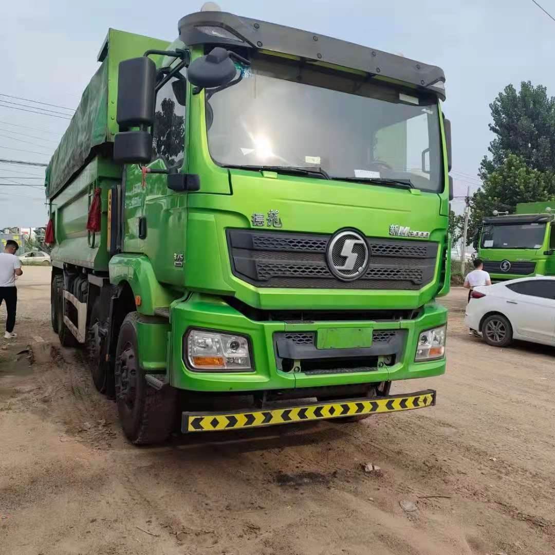 自卸车刚到家10台精品前四后八 20年5月陕汽德龙新m3000前四后八自卸