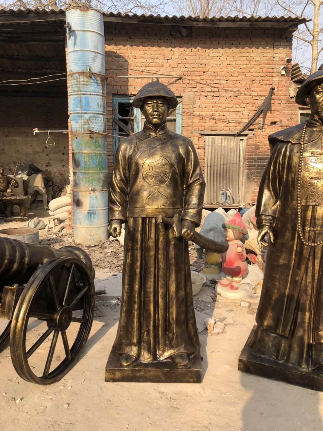 古代人物雕塑 玻璃钢人物雕塑 天林雕塑