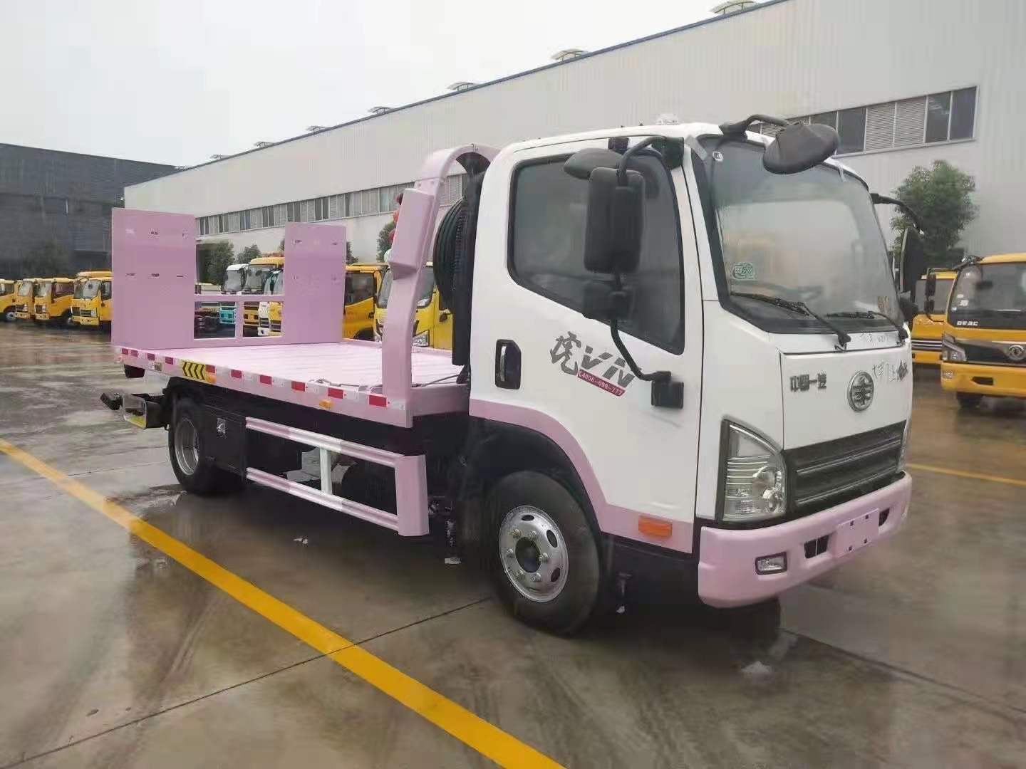 蓝牌解放虎VN3600轴距清障车   市区救援  支持分期购车