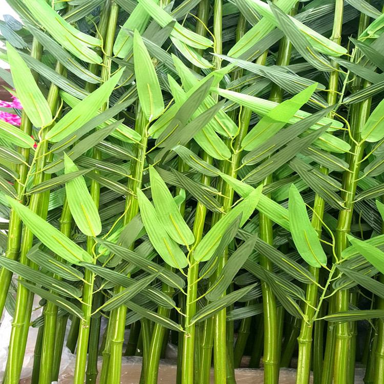 仿真竹子装饰假竹子价仿生绿植造景隔断室内庭院户外背景挡墙