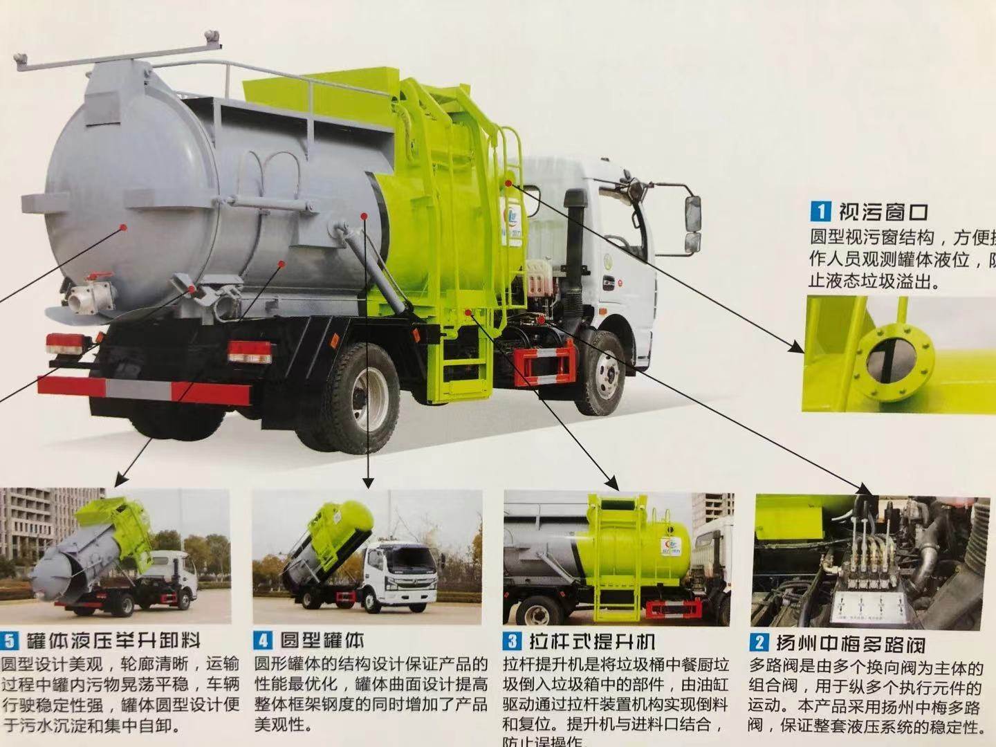 罐式餐厨垃圾车 生产厂家 操作简单 价格实惠 品种齐全