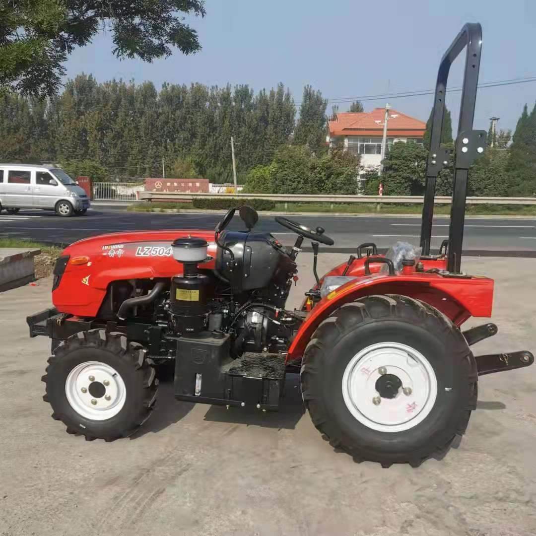 鲁中504大棚王拖拉机补贴后销售果园大棚旋耕犁地拖拉机