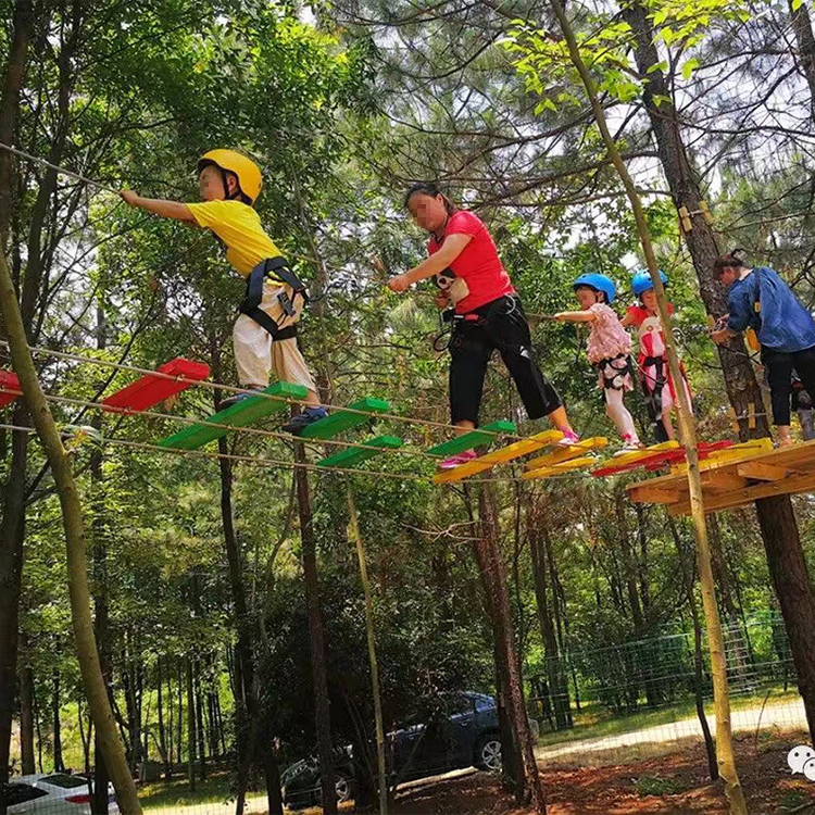 丛林穿越设备厂家 户外森林探险项目设计 景区森林穿越括展