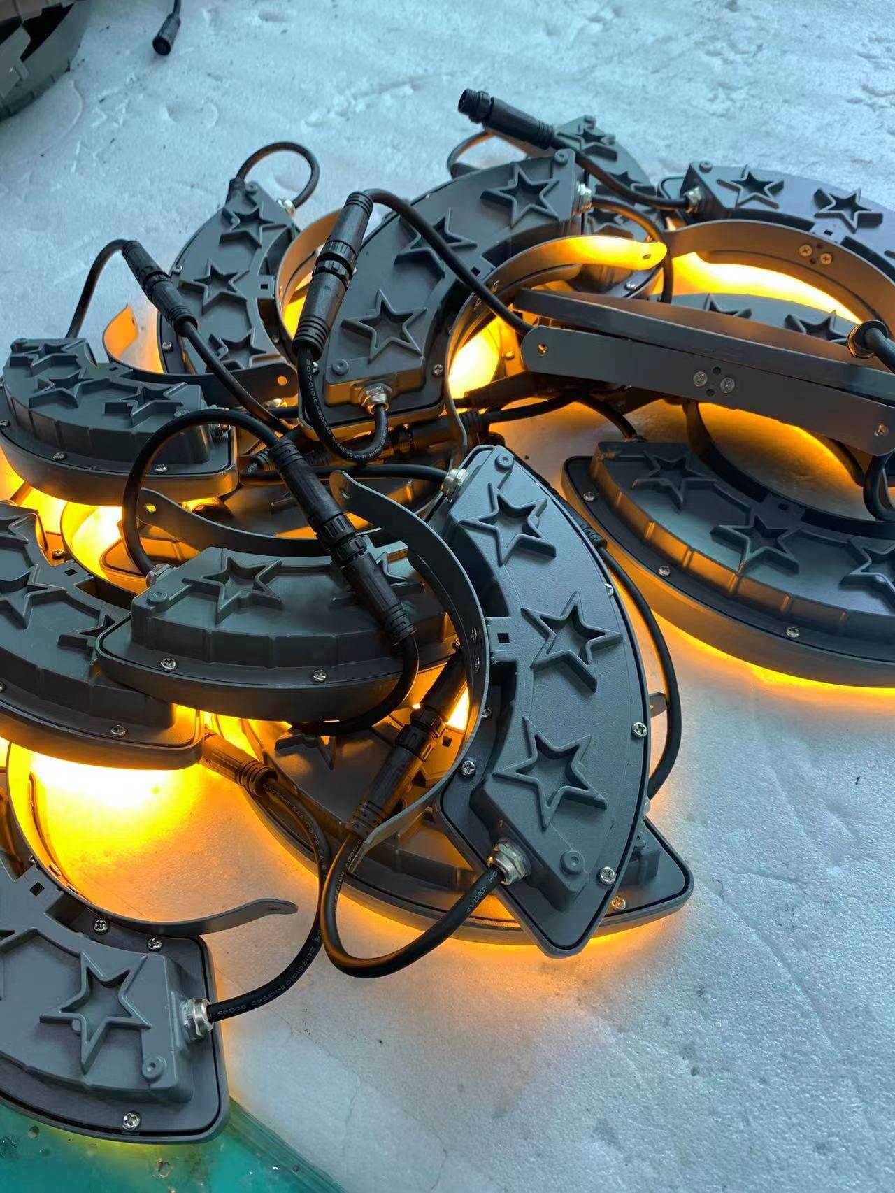 led9w瓦楞灯led12w金黄光瓦面投光灯