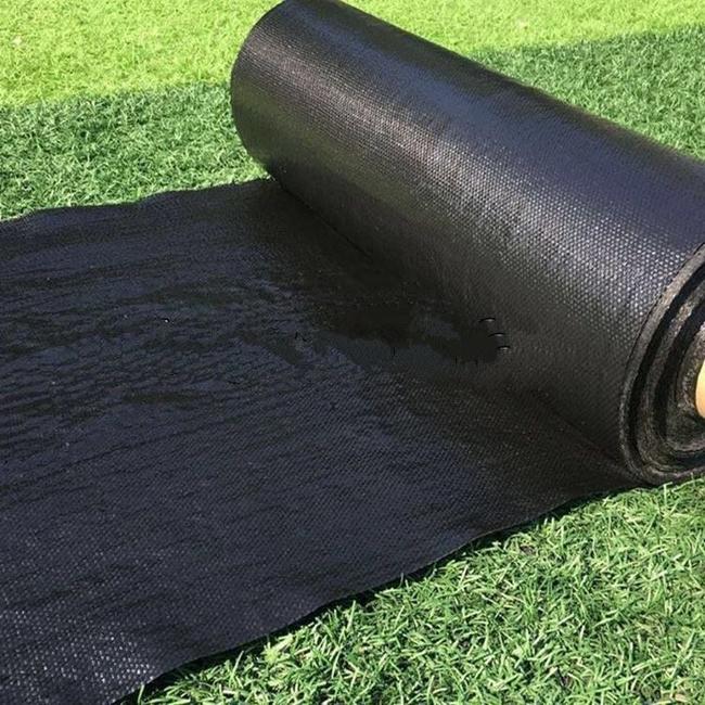 黑龙江防老化防草布厂家室外黑色防草布果园打孔防草布
