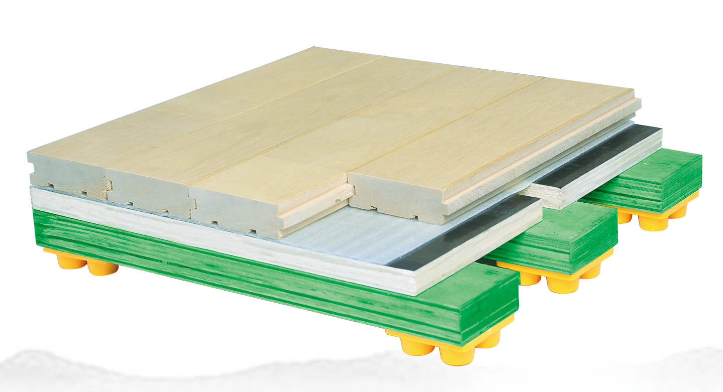 舞台专用木地板定制篮球馆木地板安装