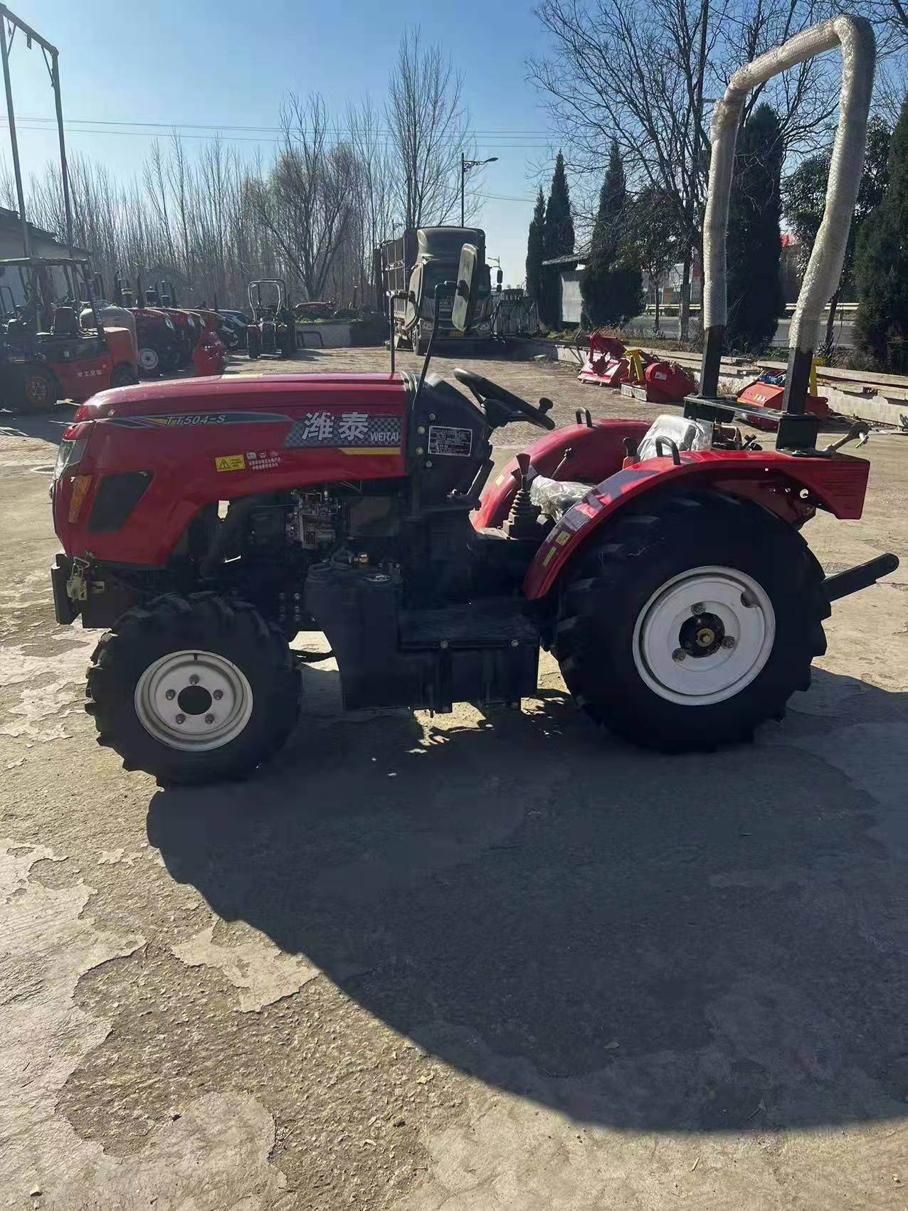 大棚王504山地耕种拖拉机果园除草旋耕机低矮车身灵活操作