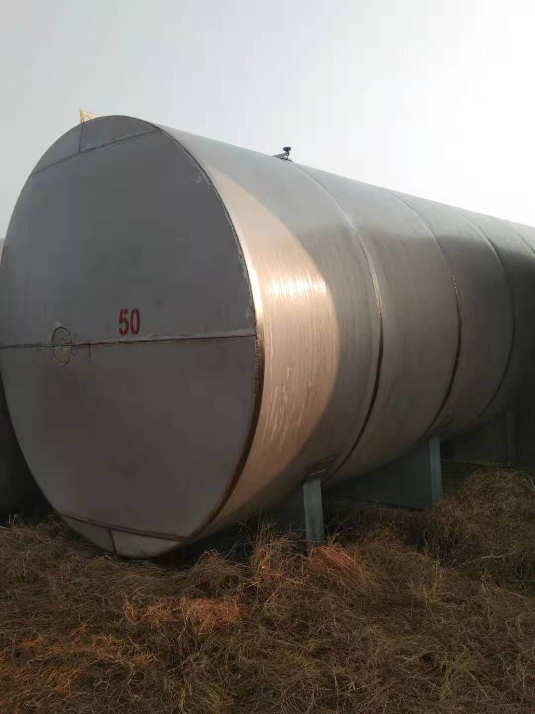 卧式大型污水处理罐不锈钢60吨水处理储存罐