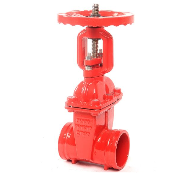 上海沟槽闸阀Z81X-10/16Q 卡抱闸阀卡箍式闸阀 DN250