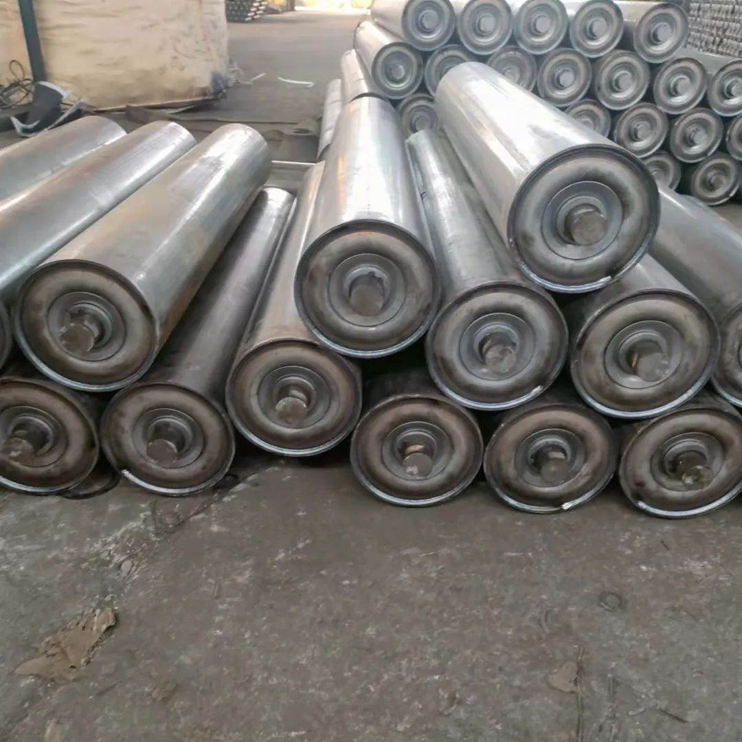 不锈钢托辊包胶托辊槽形托辊矿用托辊欢迎咨询