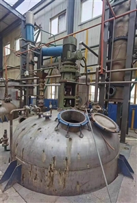 二手不锈钢反应釜 24立方不锈钢内外盘管反应釜 手续齐全