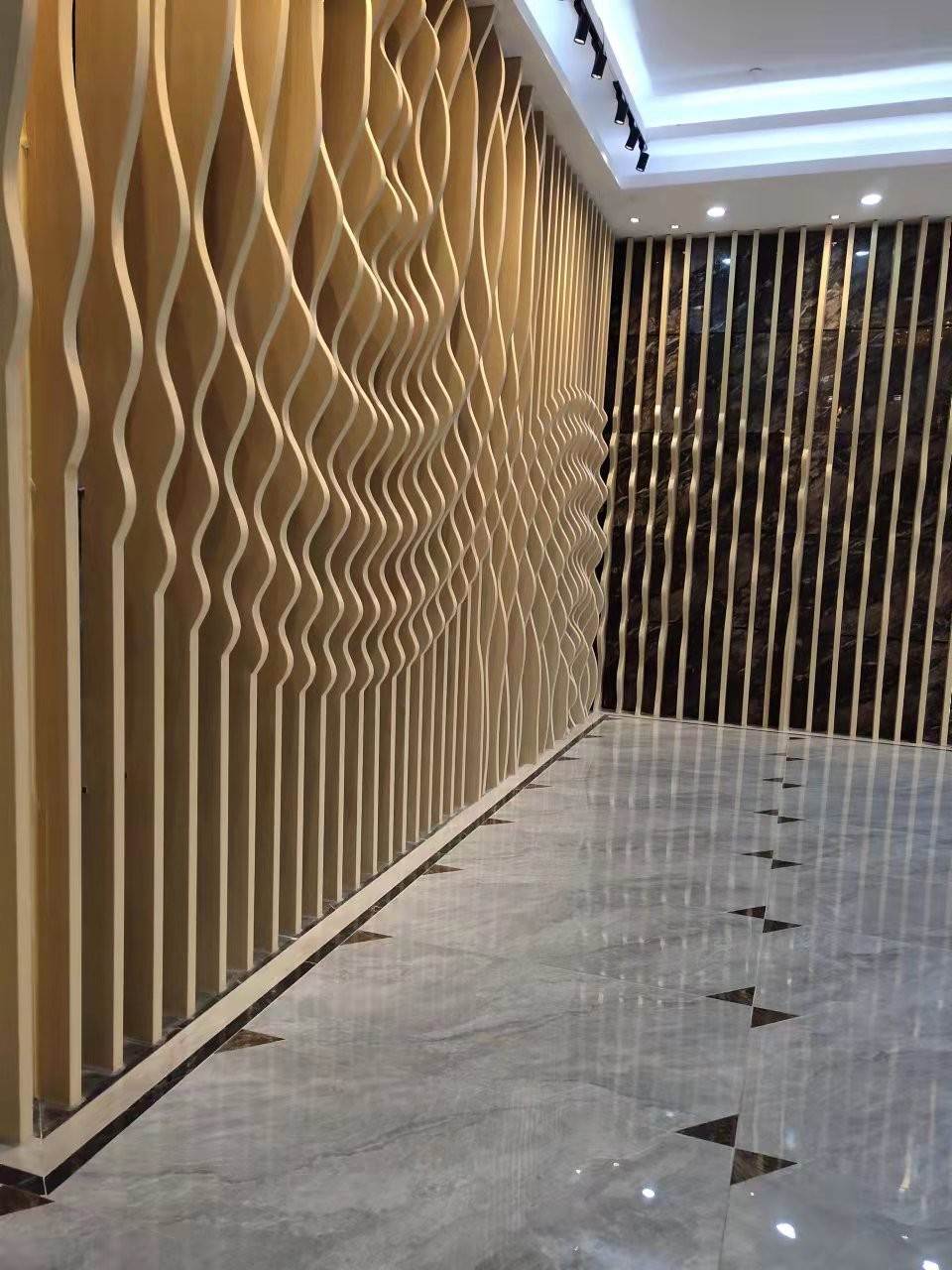 造型铝方通定制背景墙装饰设计