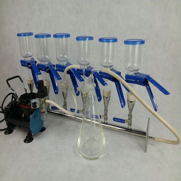 动力二部DL-CBL6六联抽滤装置 滤膜孔径： 0.45标配