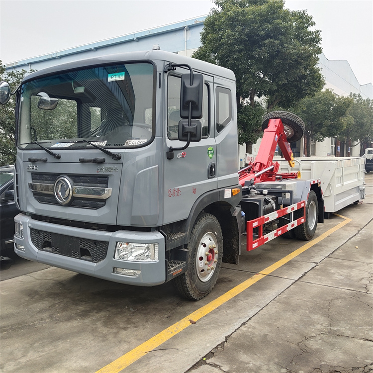 东风16吨勾臂式自卸垃圾车 18吨自卸车勾臂车 16吨建筑垃圾车勾臂自卸车